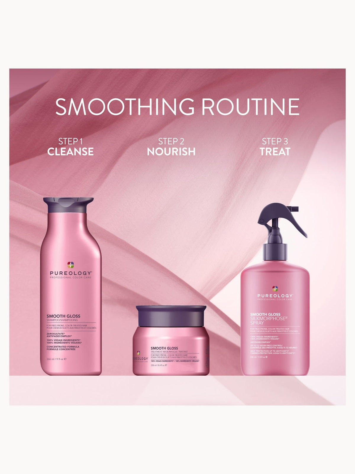 Pureology Smooth Gloss Shampoo 266ml – brand image 10
