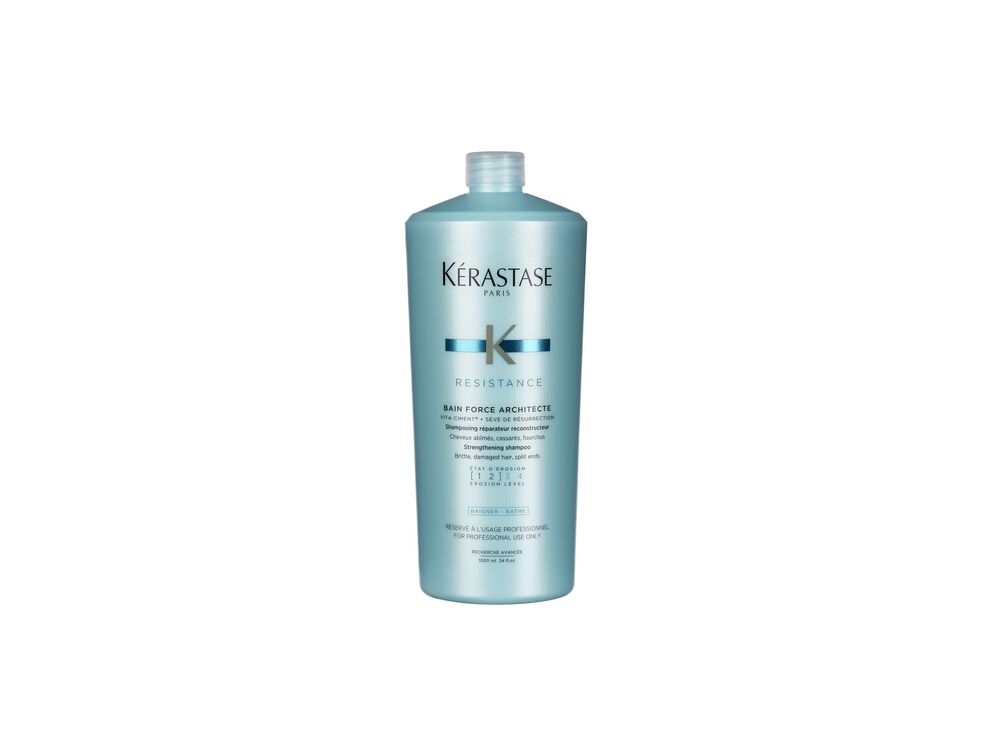 Kerastase Resistance Bain Force Architecte Shampoo 1000ml - Pump Not Included