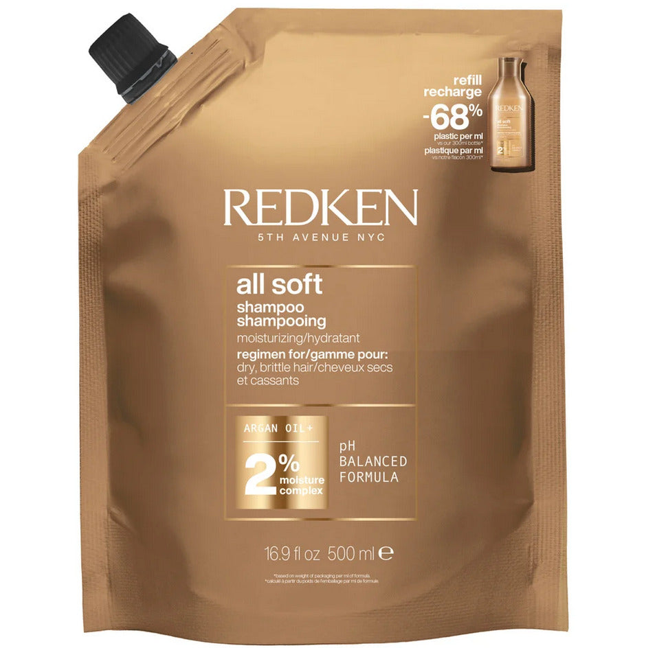 Redken All Soft Shampoo Refill 500ml