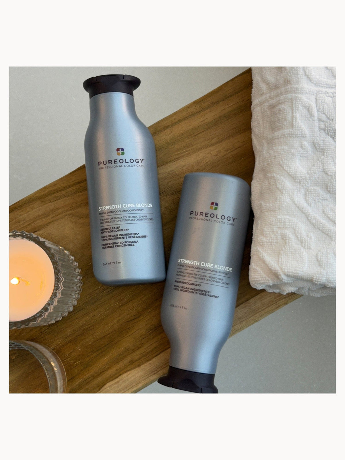 Pureology Strength Cure Blonde Shampoo 266ml – brand image 5