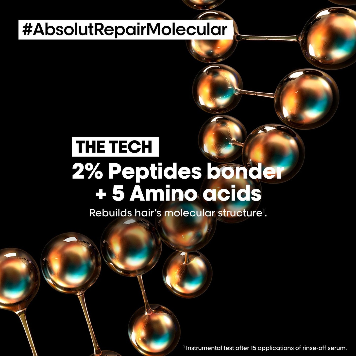 L'Oréal Professionnel Absolut Repair Molecular Rinse-Off Serum application