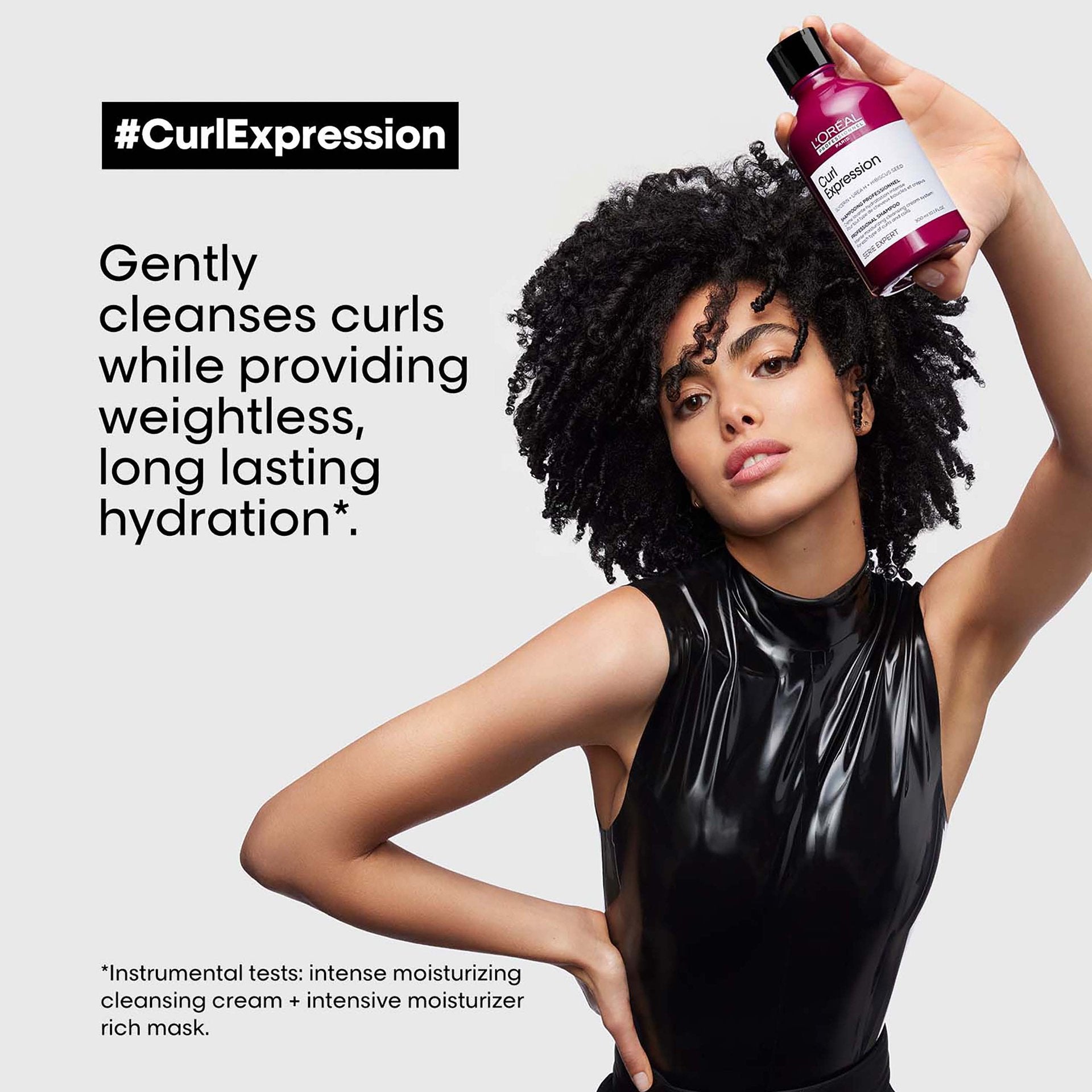 Curl Expression Moisturising Shampoo results on curls