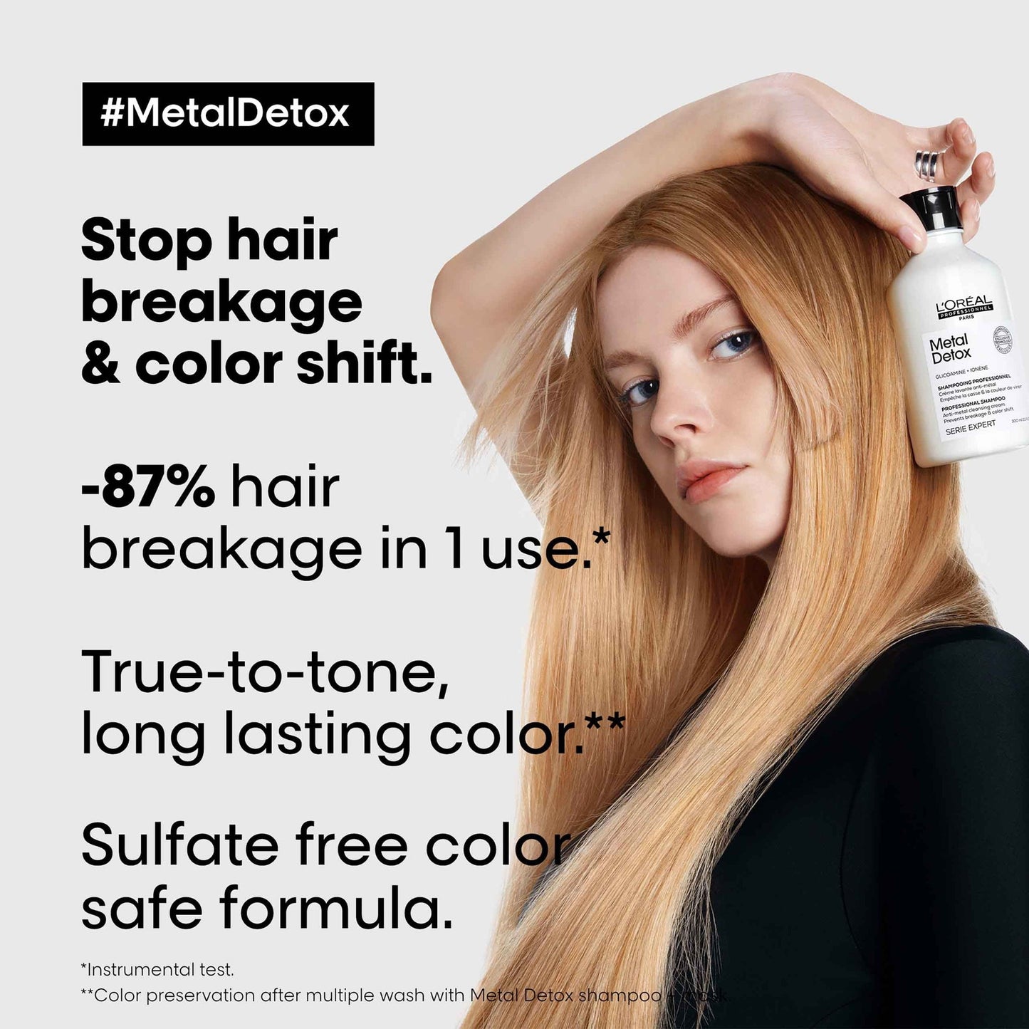 L'Oréal Professionnel Metal Detox Shampoo benefits