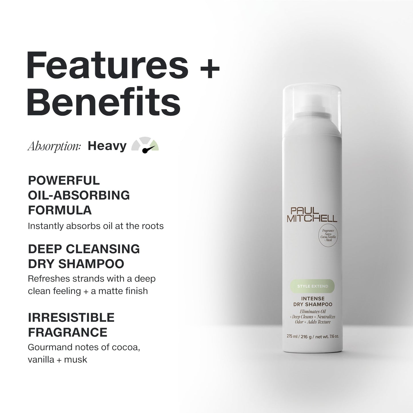 Paul Mitchell Style Extend Intense Dry Shampoo 275ml