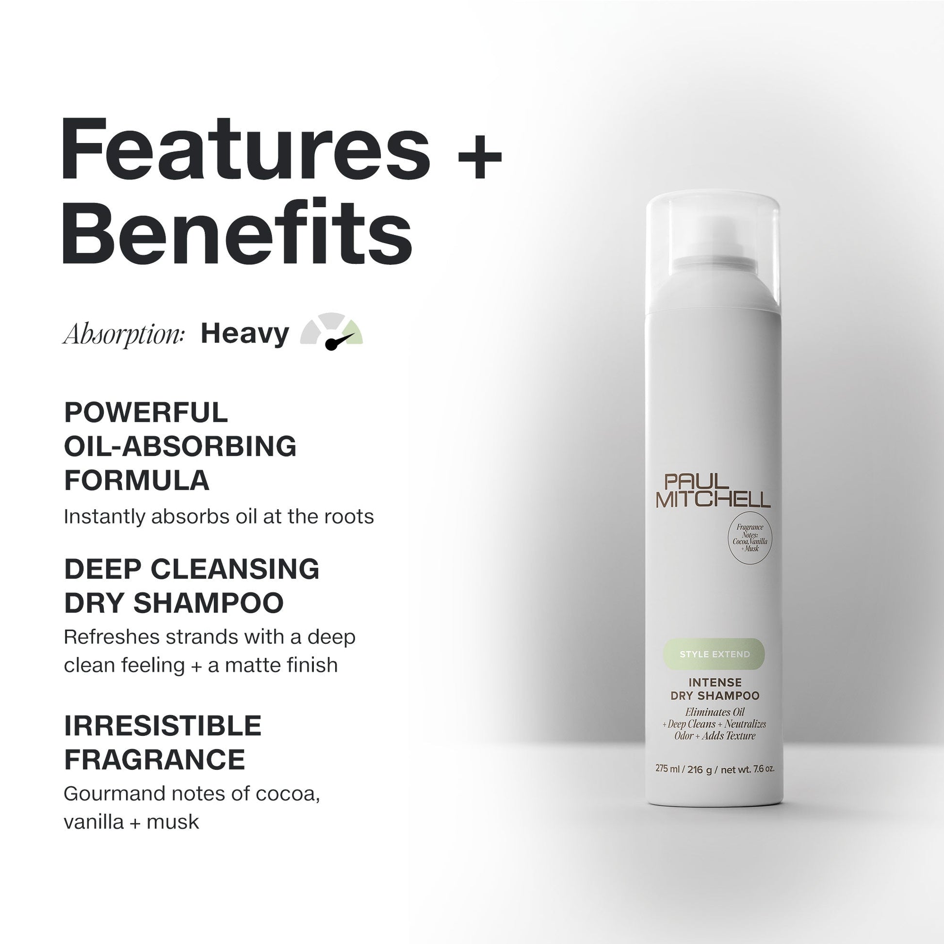 Paul Mitchell Style Extend Intense Dry Shampoo 275ml