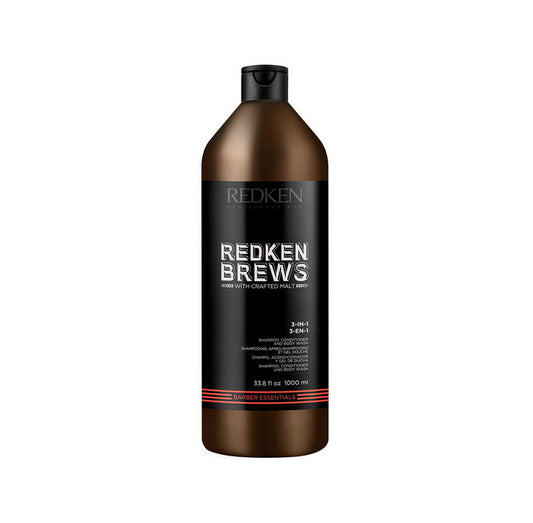 Redken Brews 3 in 1 Shampoo 1L