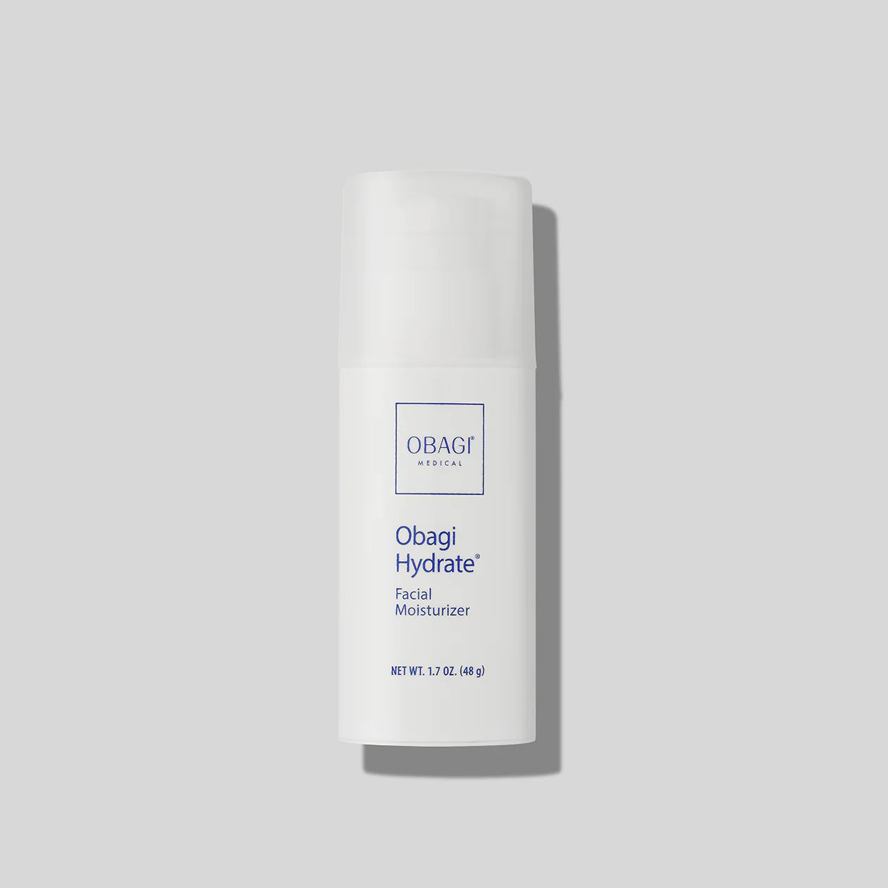 Obagi Hydrate Facial Moisturiser 48g jar, long-lasting hydration with Hydromanil and shea butter