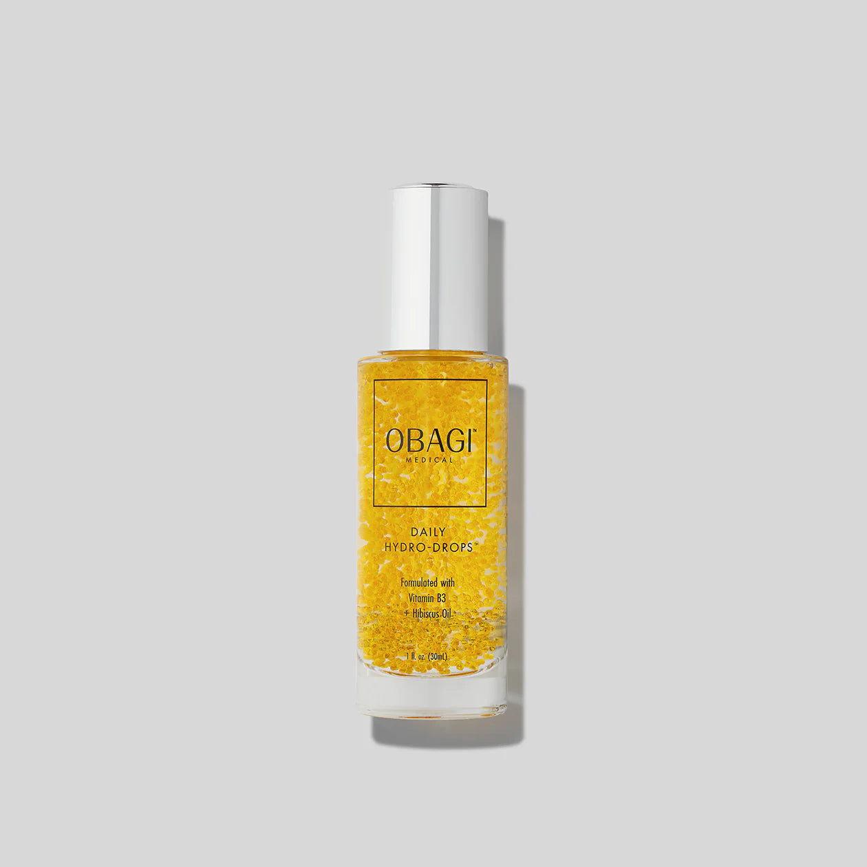 Obagi Daily Hydro-Drops Facial Serum 30ml bottle, lightweight hydrating serum with niacinamide