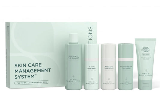 Marini Skin Solutions Skin Care Management System - Normal/Combination Skin with Marini Physical Protectant TINTED SPF45