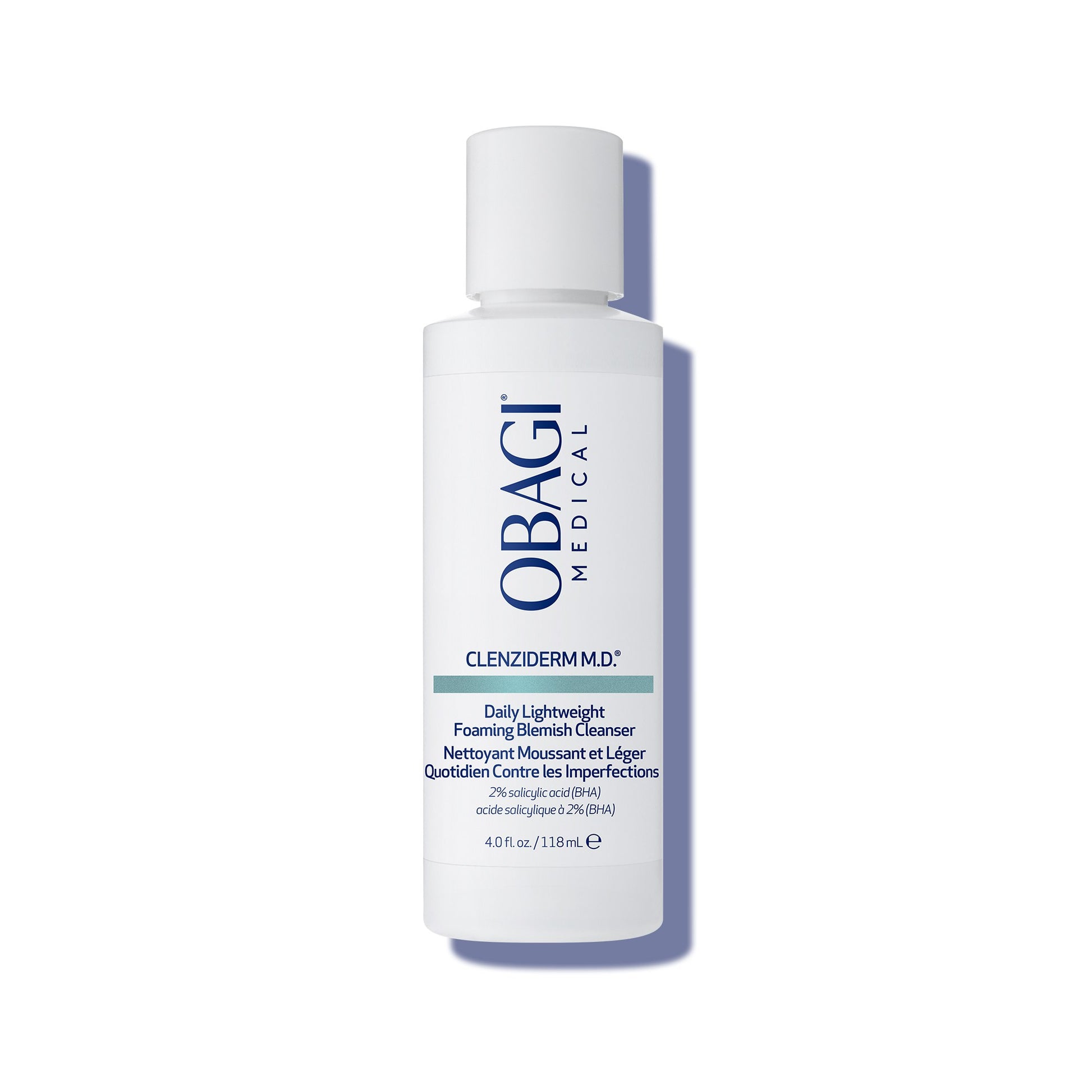 Obagi CLENZIderm M.D. Daily Care Foaming Cleanser 118ml packshot on white background