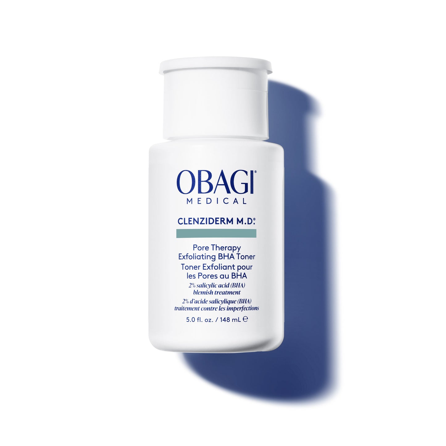 Obagi CLENZIderm M.D. Pore Therapy Toner 148ml full bottle on white background