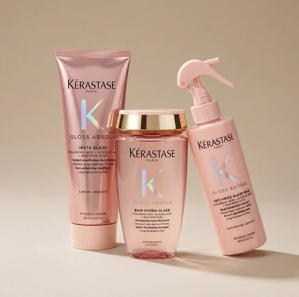 Kerastase Gloss Absolu 3 Piece Haircare Bundle