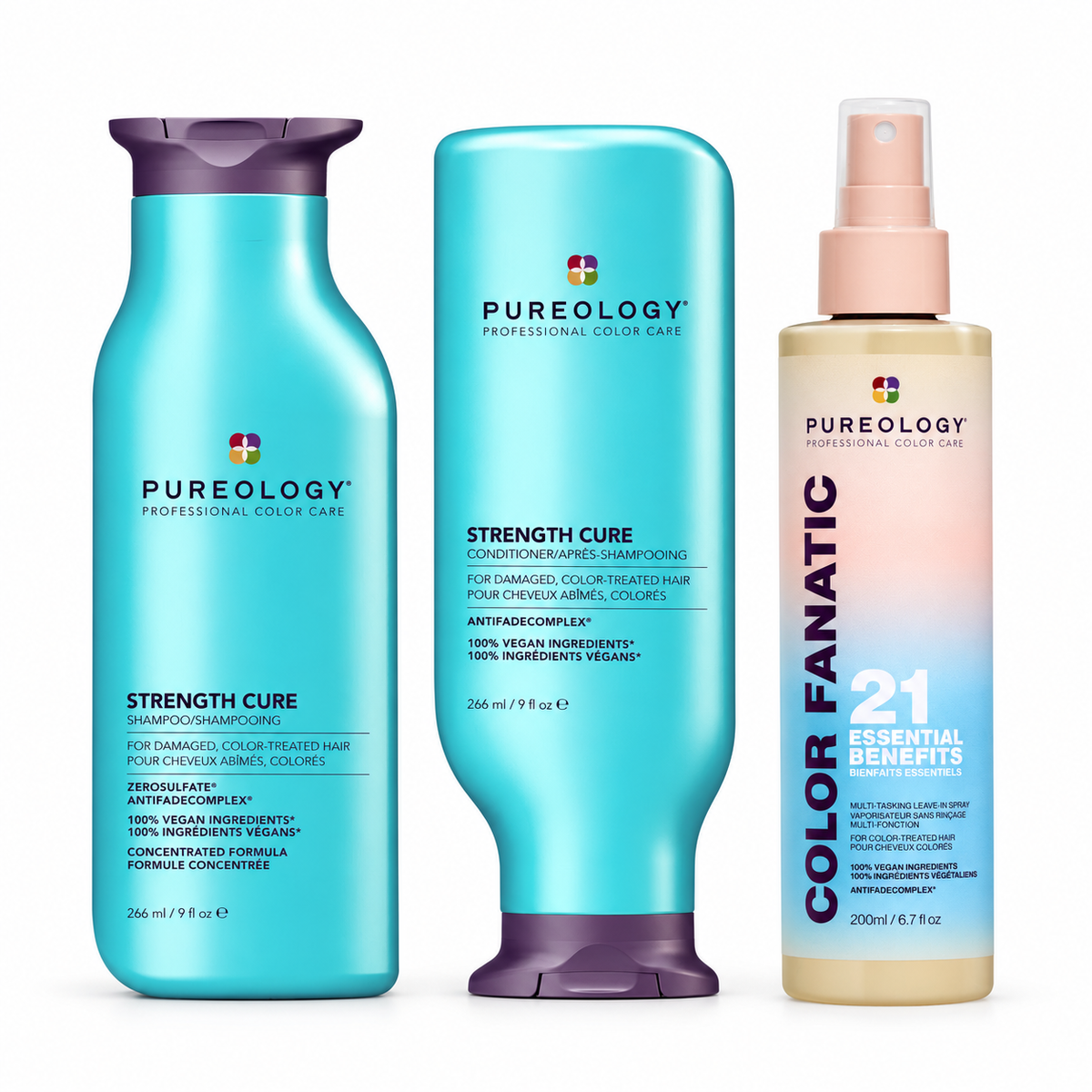 Pureology Strength Cure Complete Routine Bundle — all included products