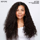 Redken Frizz Dismiss before and after - smooth frizz-free hair