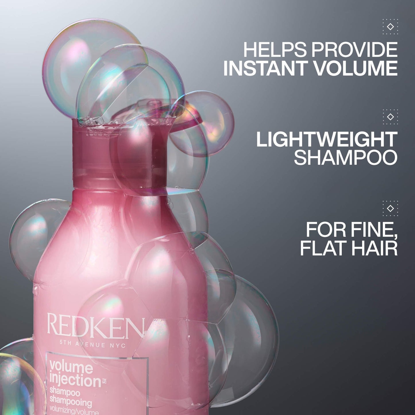 Redken Volume Injection Shampoo benefits for fine flat hair